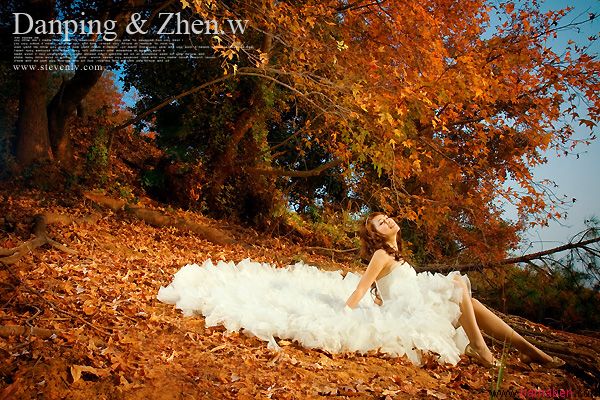 婚纱婚礼摄影作品欣赏：《Danping & Zhen.w》百衲本设计