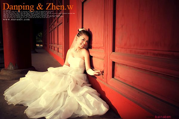 婚纱婚礼摄影作品欣赏：《Danping & Zhen.w》百衲本设计