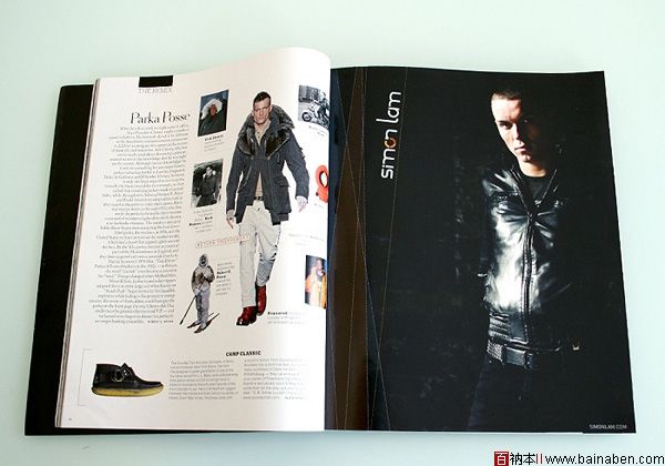 男士品牌S-L系列画册内页设计欣赏－百衲本视觉