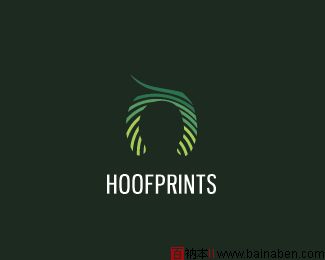 Hoof Prints Version 3logo －百衲本视觉