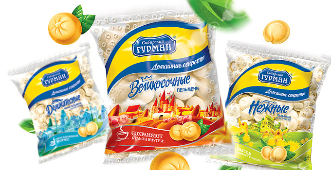 俄罗斯KIAN食品零食快速消费品包装设计欣赏