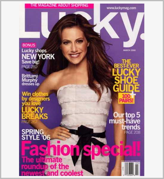 国外时尚杂志Lucky封面设计欣赏