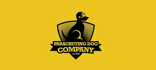 Parachuting Dog by reno